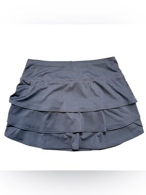 Athleta Swagger Tiered Skort in Dark Gray Small